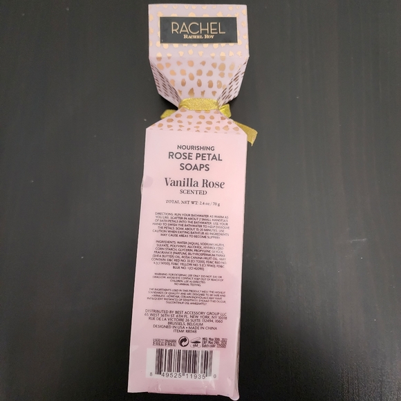 NWT Rachel Roy Rose Petal Soap 2.4 oz - Picture 3 of 6